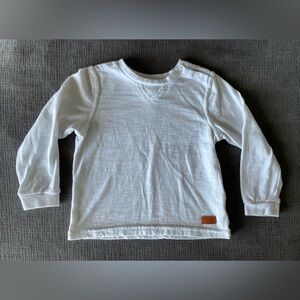 Seven 7 For All Mankind Toddler Boys T Shirt 24 Months White Long Sleeve